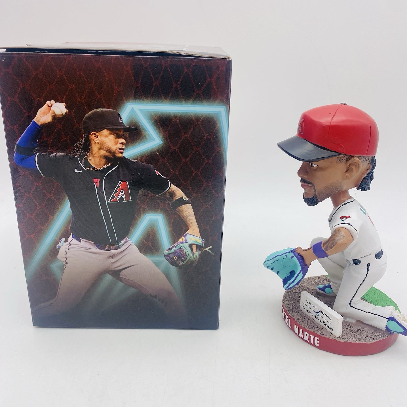 Ketel Marte Arizona Diamondbacks MLB 2025 SGA Bobblehead NIB Fielding Crouching