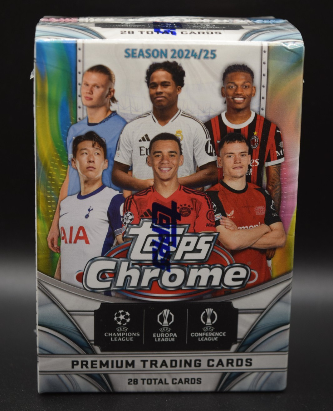 2024/25 Topps Chrome UEFA Champions League Blaster Box Factory Sealed + BONUS!