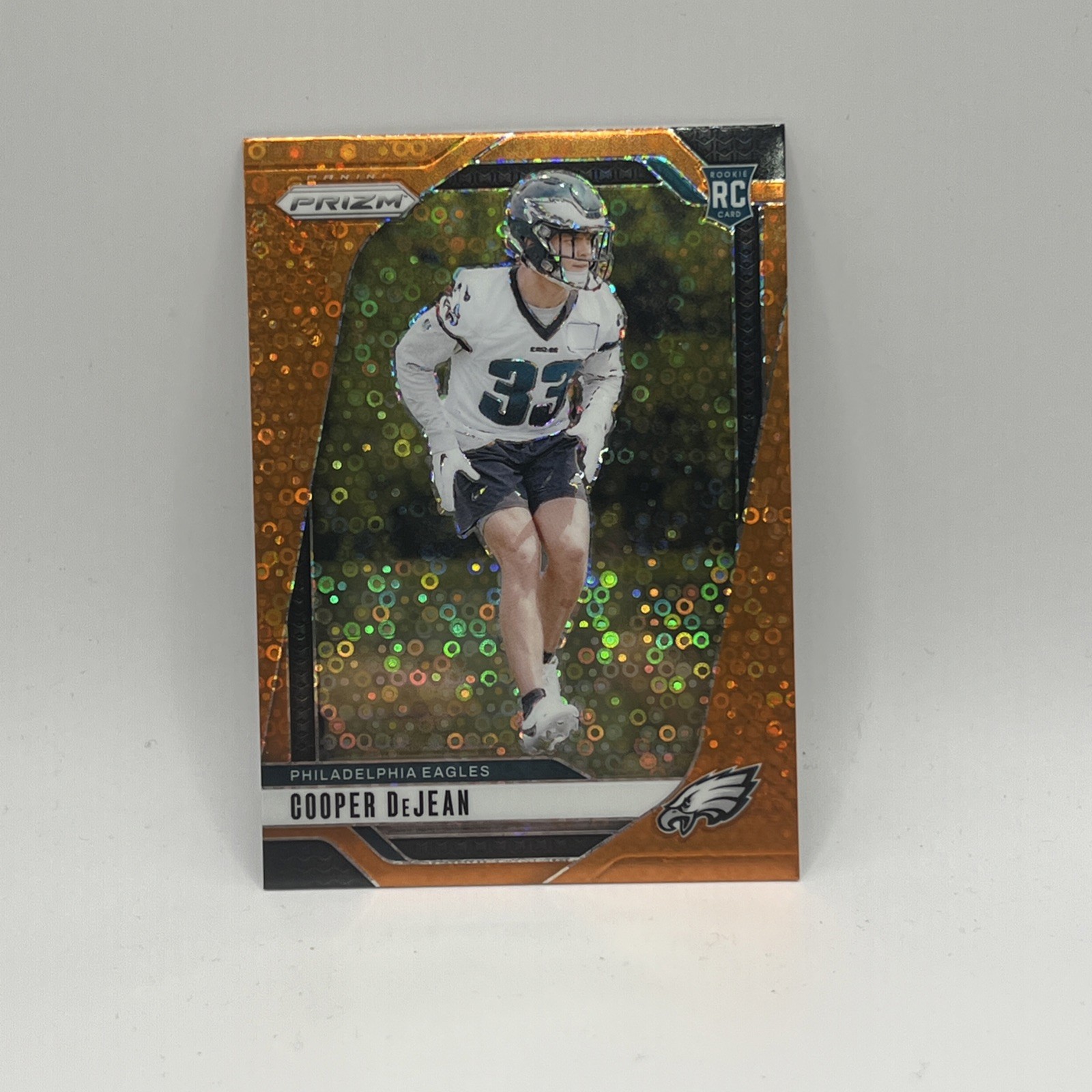 2024 Panini Prizm – Rookies Cooper DeJean #321 Disco Prizm (RC)
