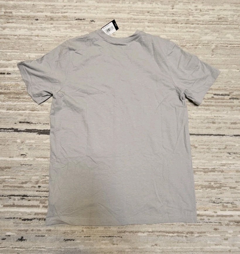 Arsenal Football Soccer T-Shirt Adidas L Gray Short Sleeves