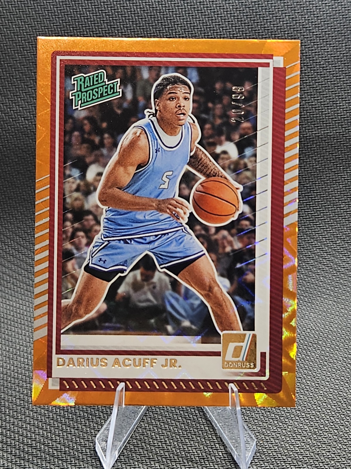 2025-26 Panini Donruss Darius Acuff Jr. #63 Explosion /99 RC Razorbacks