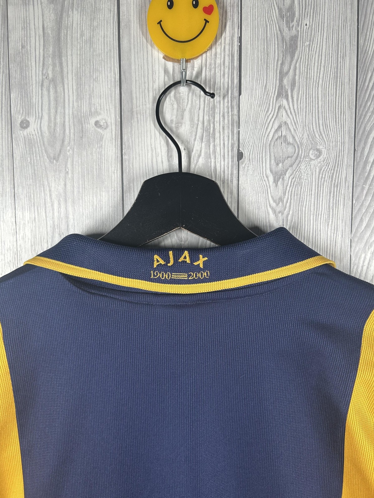 Vintage Ajax Shirt Mens Small Blue Away 1999 2000 Adidas ABN AMRO 90s Jersey