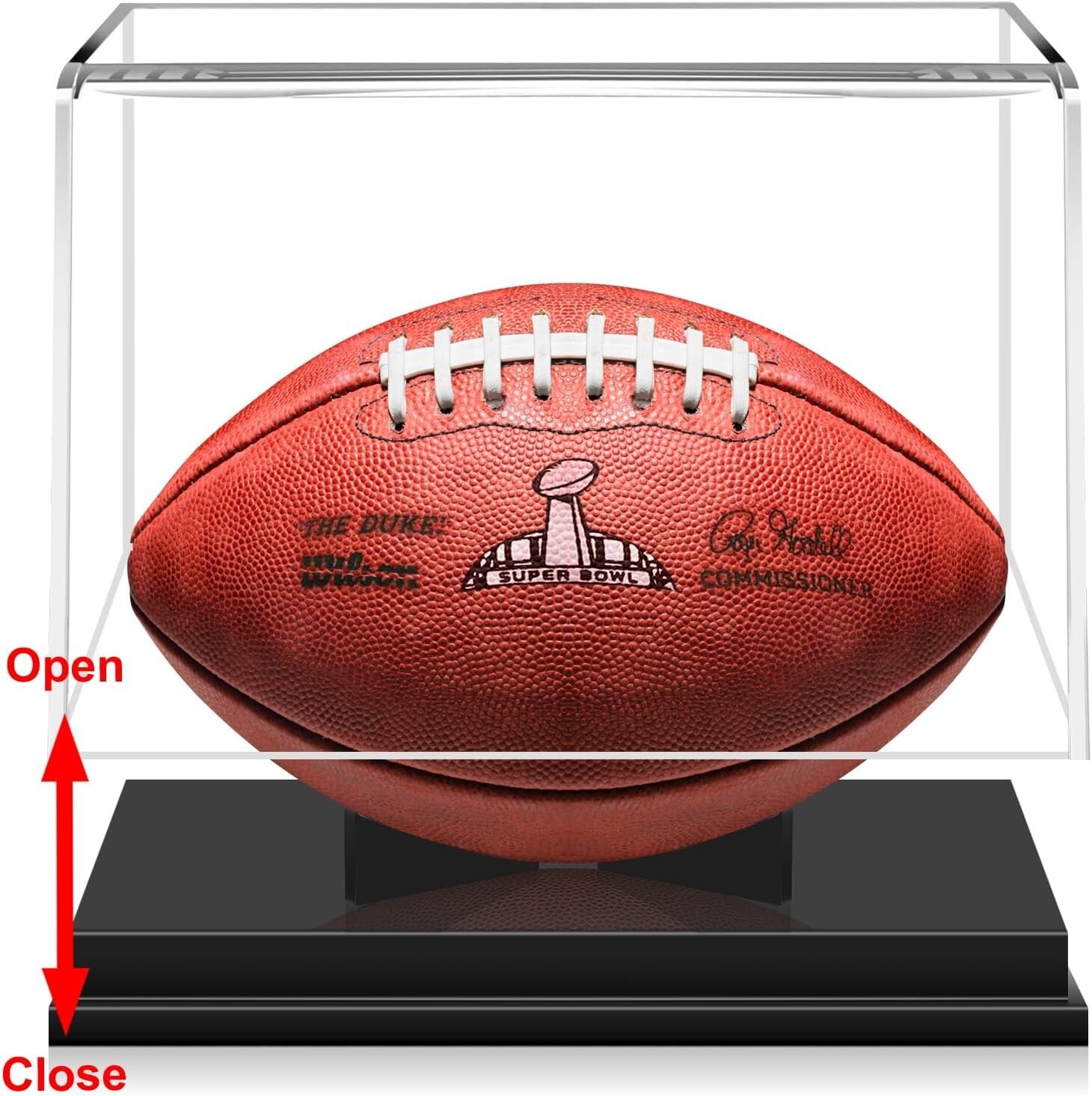 Lightweight Acrylic Football Display Box – Effortless Setup and Adaptability