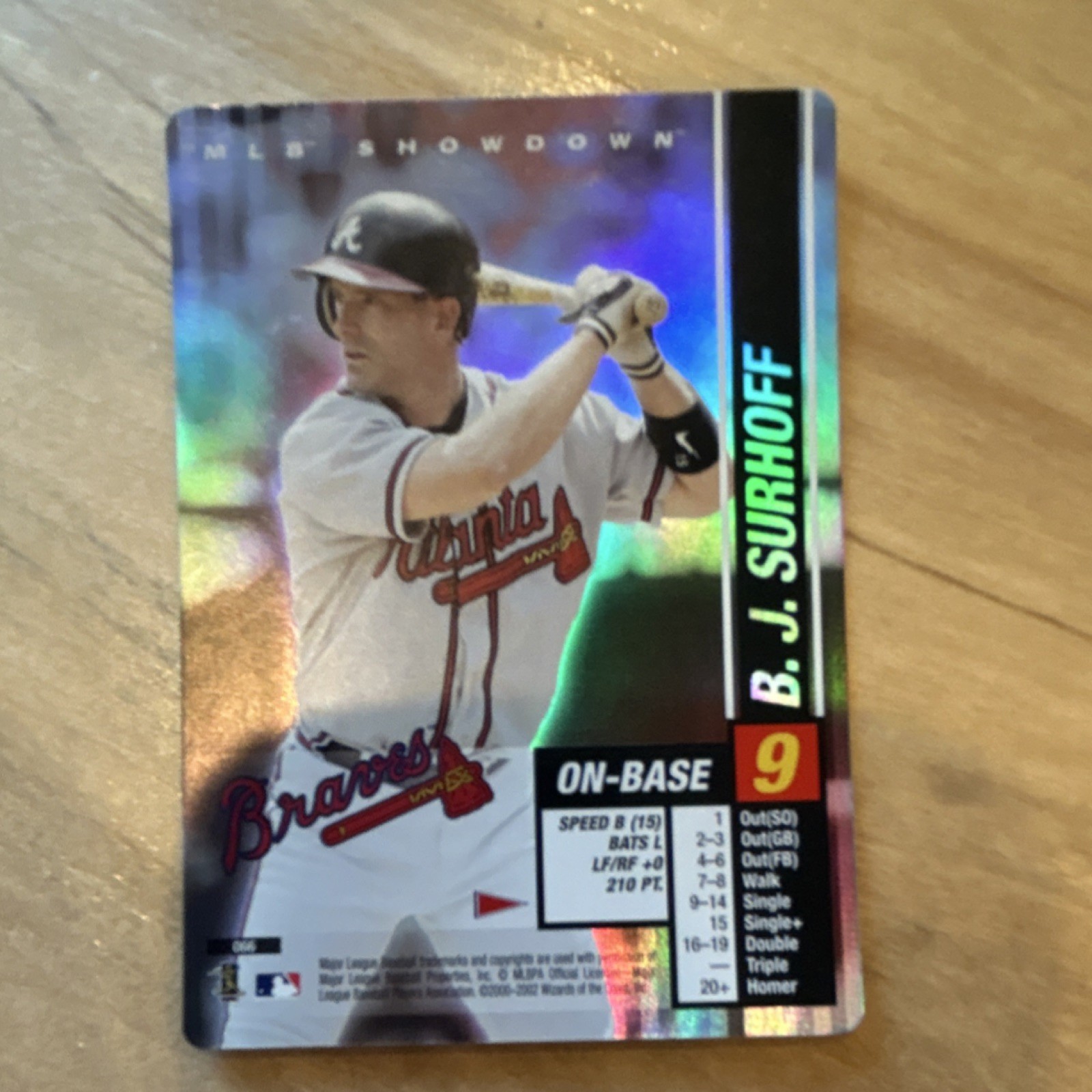 Wizards of the Coast MLB Showdown 2002 4 Cards Thomas Hunter Surhoff Padilla