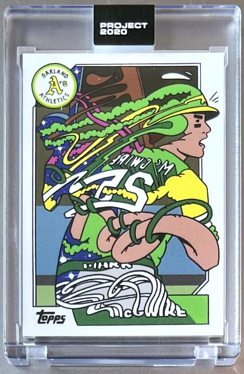 TOPPS PROJECT 2020 #358 MARK McGWIRE by ERMSY 1987 ATHLETICS ** FREE SHIPPING