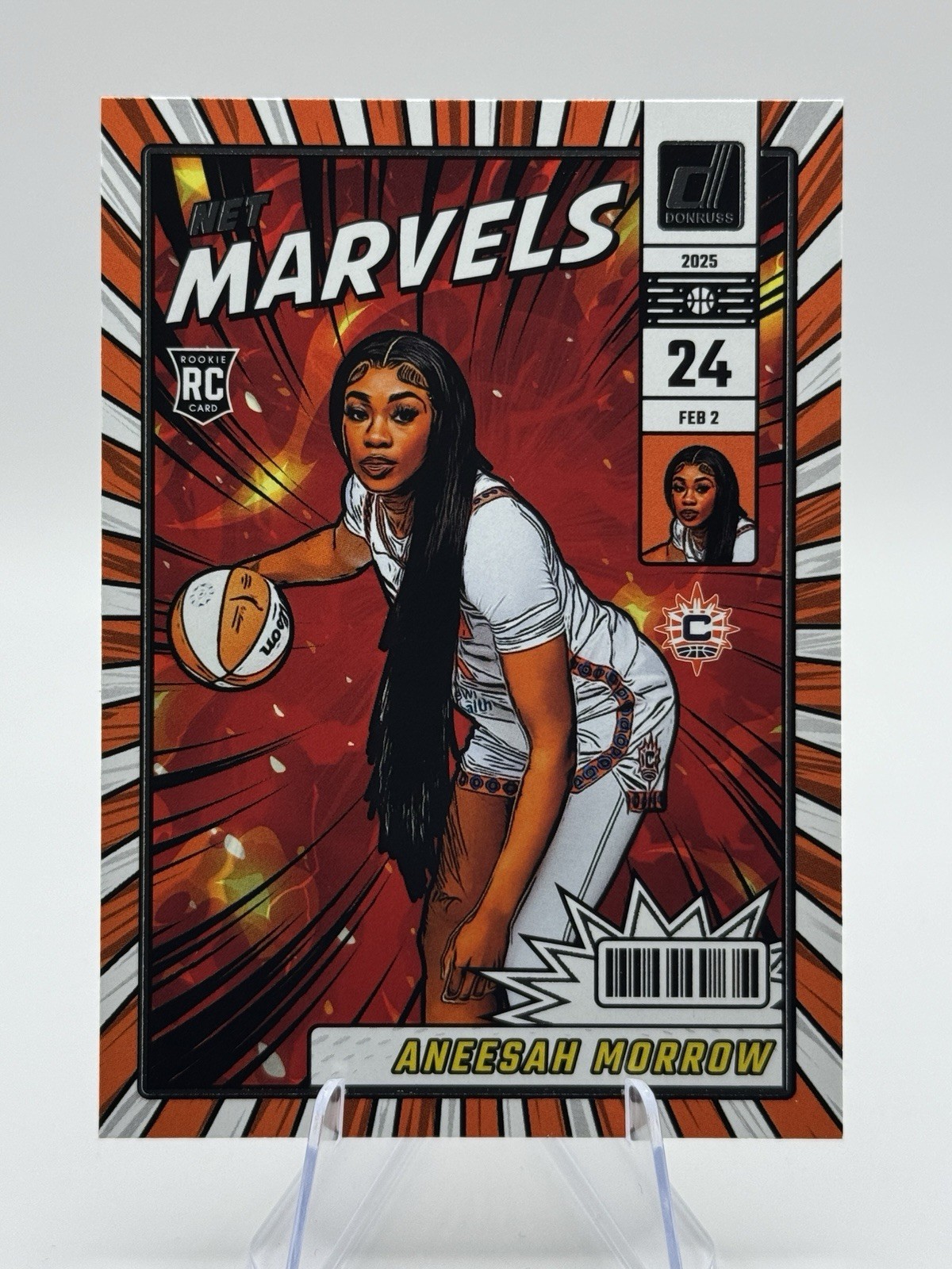 💎 2025 WNBA Panini Donruss – Aneesah Morrow #25 Net Marvels (RC) – Conn Sun