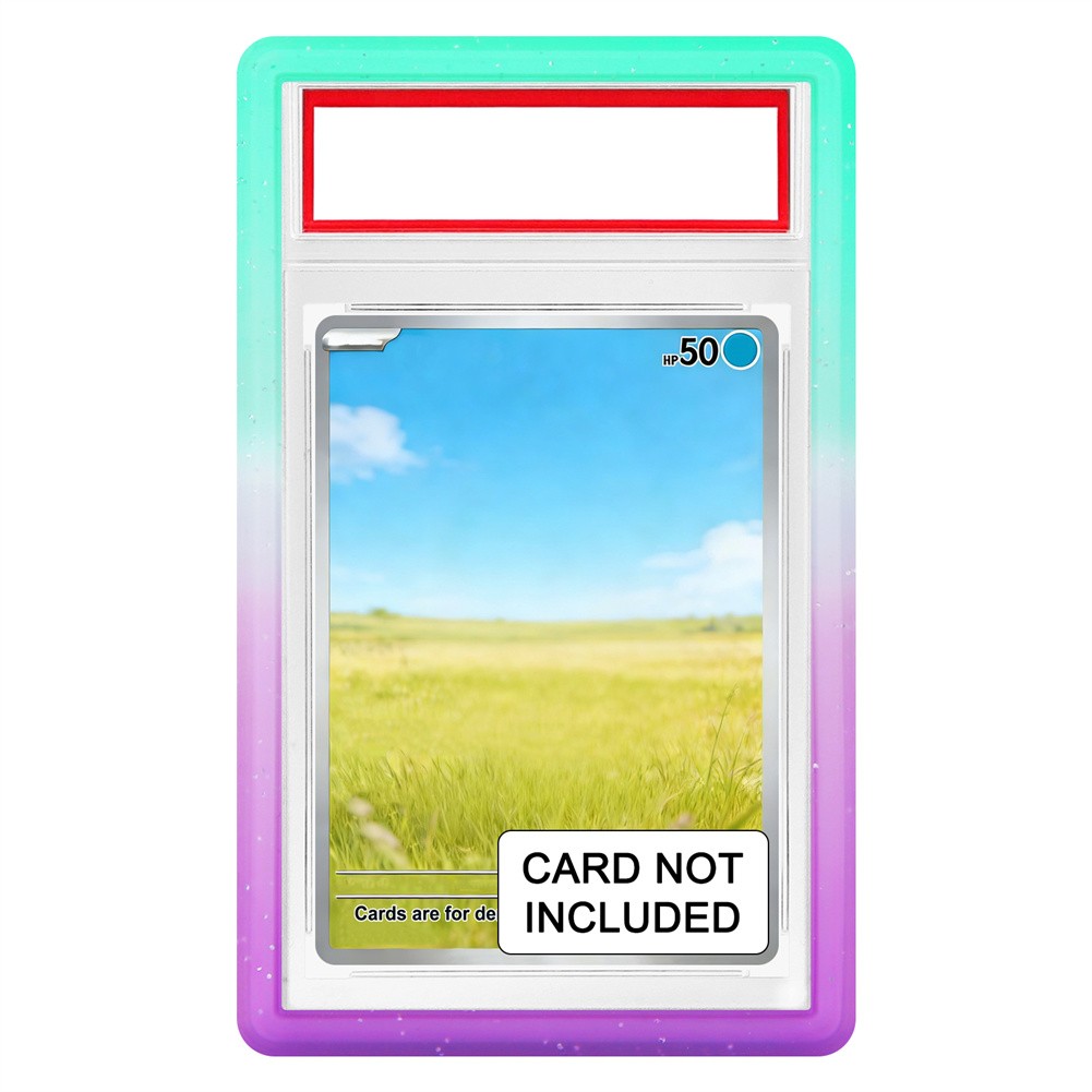 TPU Gradient Color Slab Protector Bumper Guard for PSA Graded Cards Protector