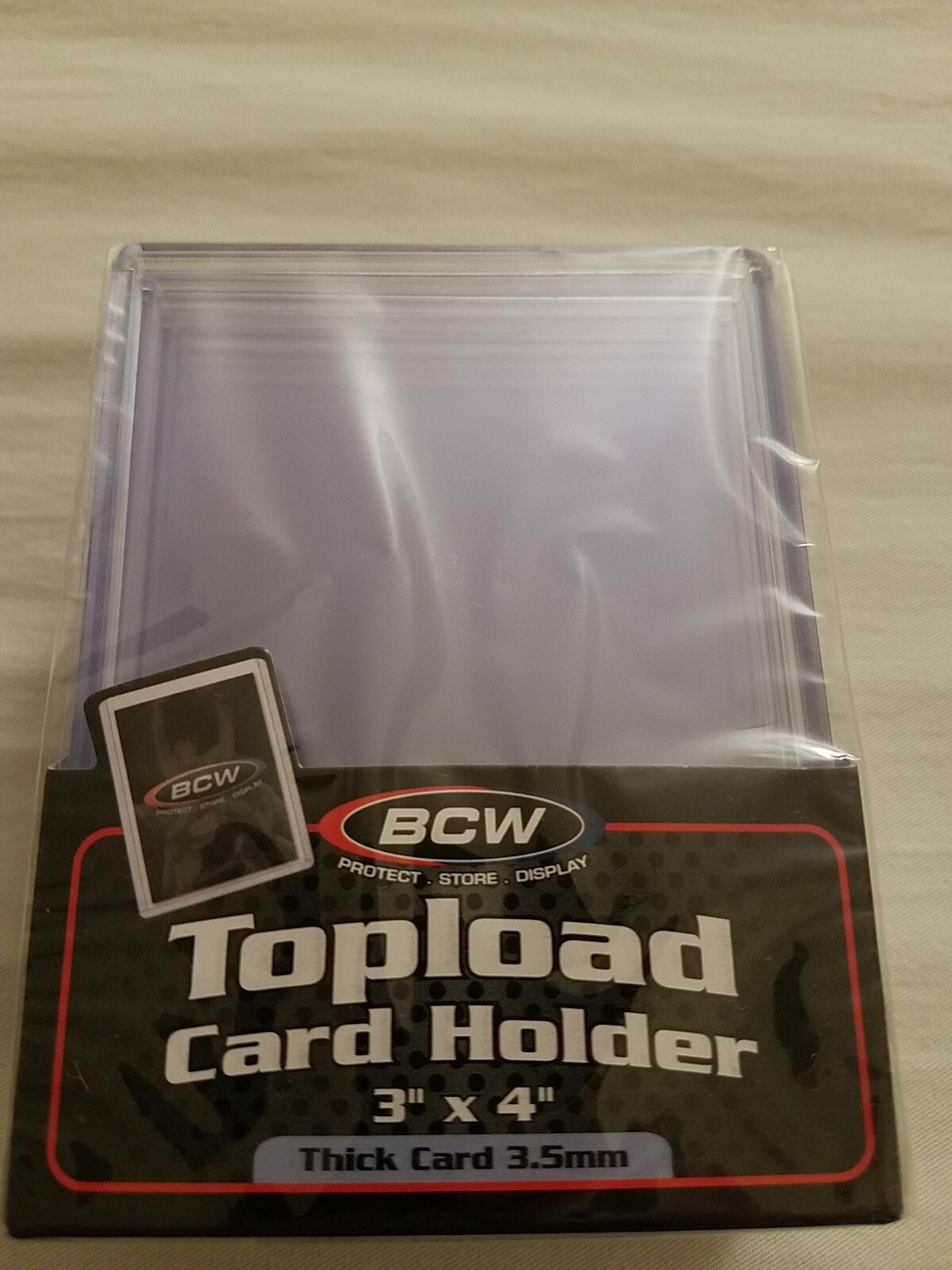 1 (10 Pack) BCW Thick 138pt Toploader Card Holder 3.5 mm