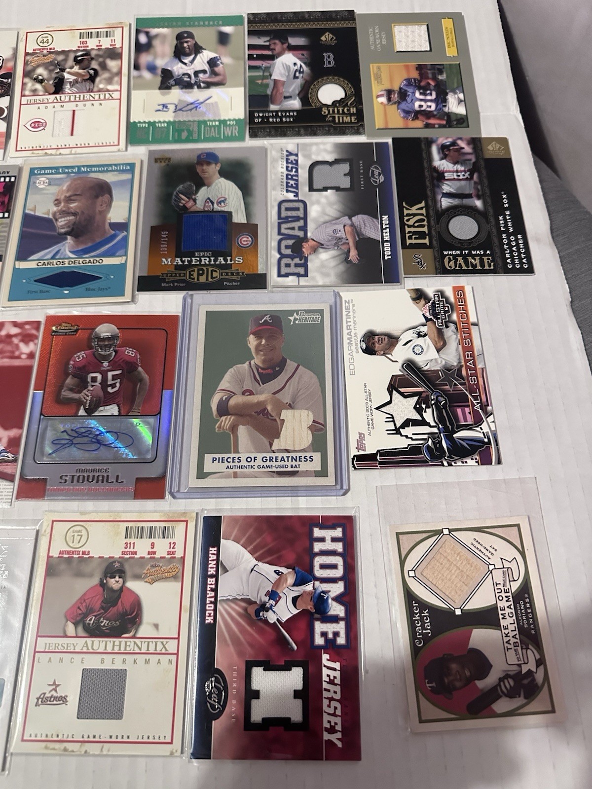 43 Card Lot Of Autographs And Jersey/Patch Card Memorabilia Lot. 3 Sports