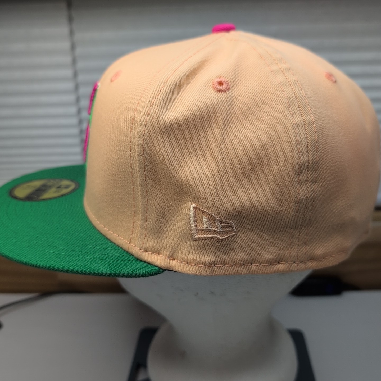 Seattle Mariners New Era 59Fifty Fitted Hat 7 3/8 30th Side Patch Pink Underbrim