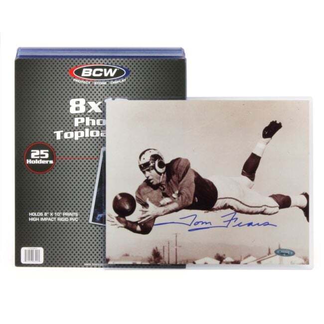 4 packs of 25 (100) BCW 8″ x 10″ Topload Holders