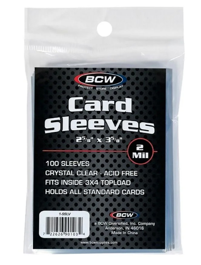 BCW Soft Penny Sleeves Easy Glide Big Discounts 100 200 500 1000+