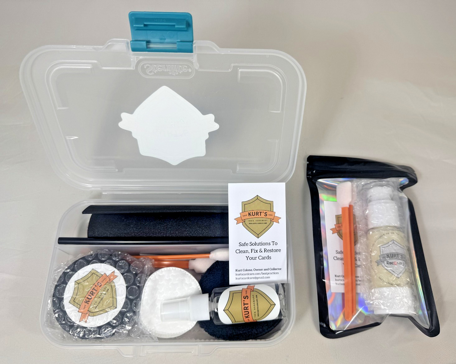 Kurt’s Card Care Cleaning Kit & Recovery – Essential For Cleaning and Grading