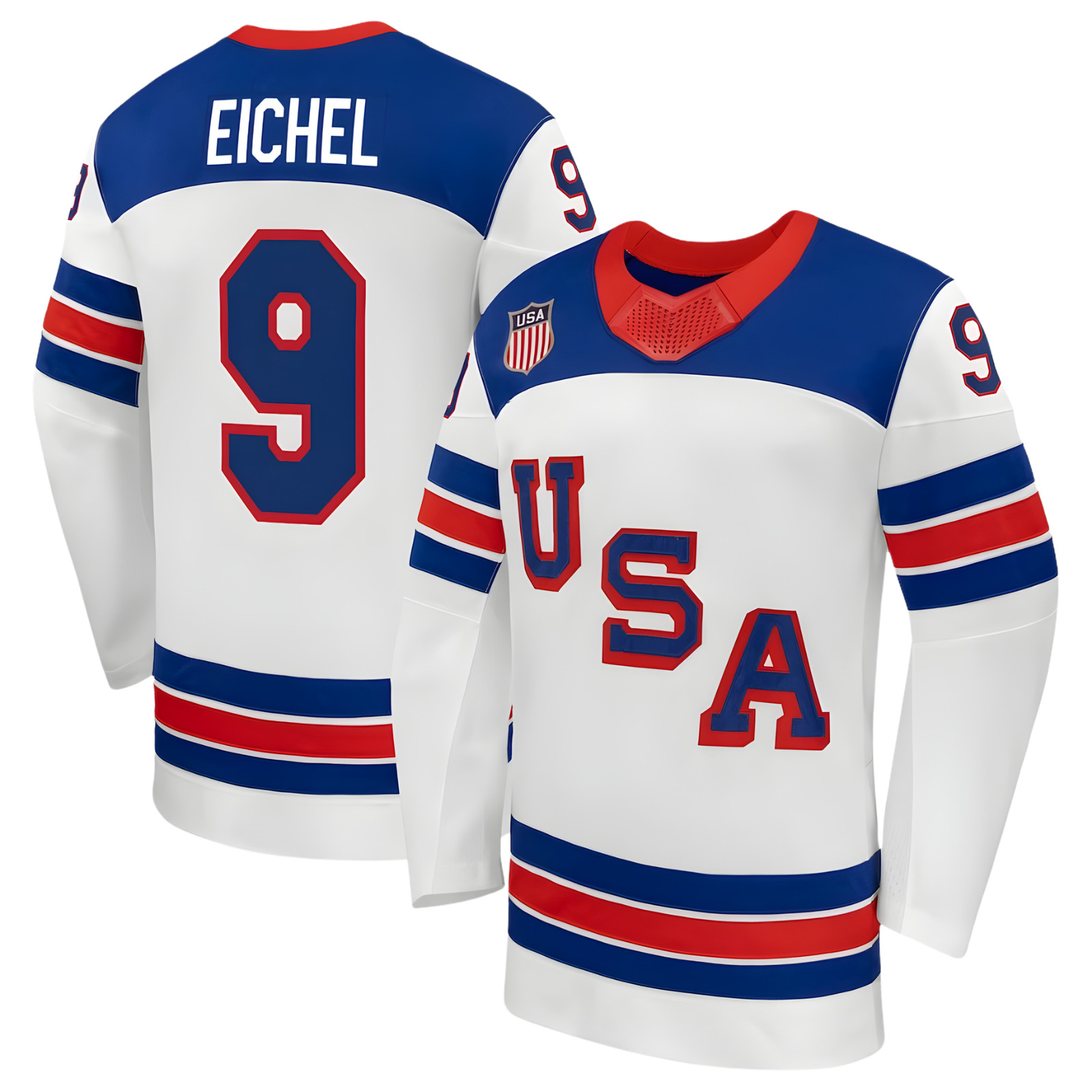 Team USA Winter Olympics 2026 Jersey White Stitched All Sizes S-3XL