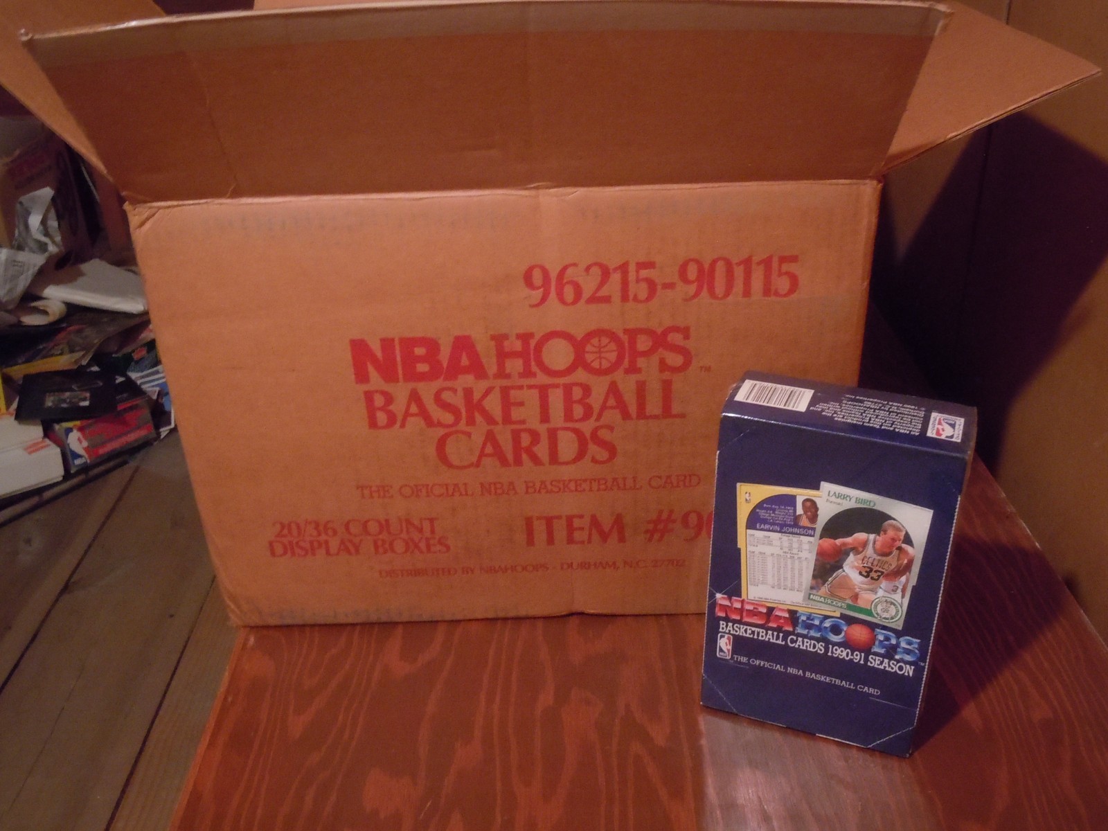 1990-91 NBA Hoops Series 1 Box 36 Packs Factory Sealed Case Fresh Michael Jordan