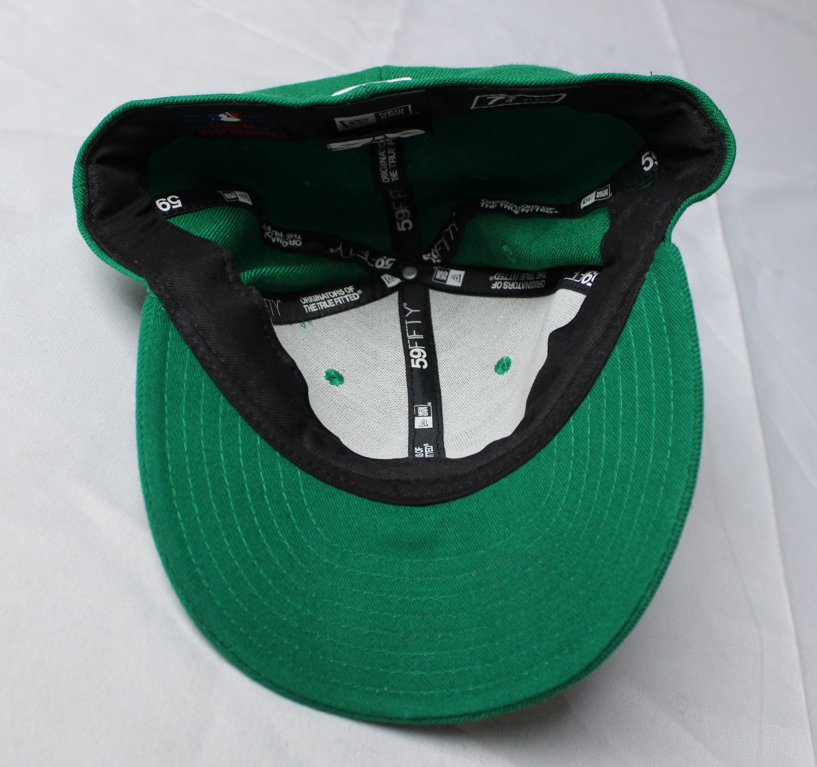 Boston Red Sox Unisex Adult’s New Era 59Fifty Baseball Cap WR4 Green Size 7 3/4