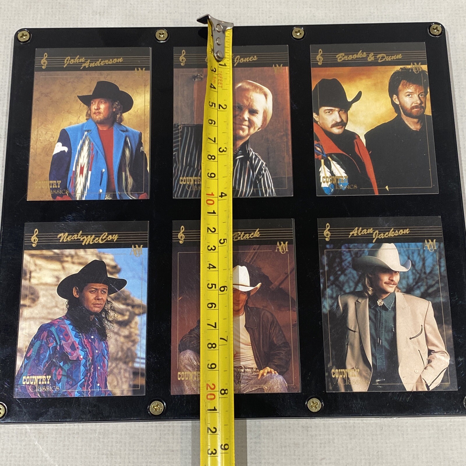 3 Vintage 6 Trading Card Holder Ultimate Collections #5736 Recessed Card Area