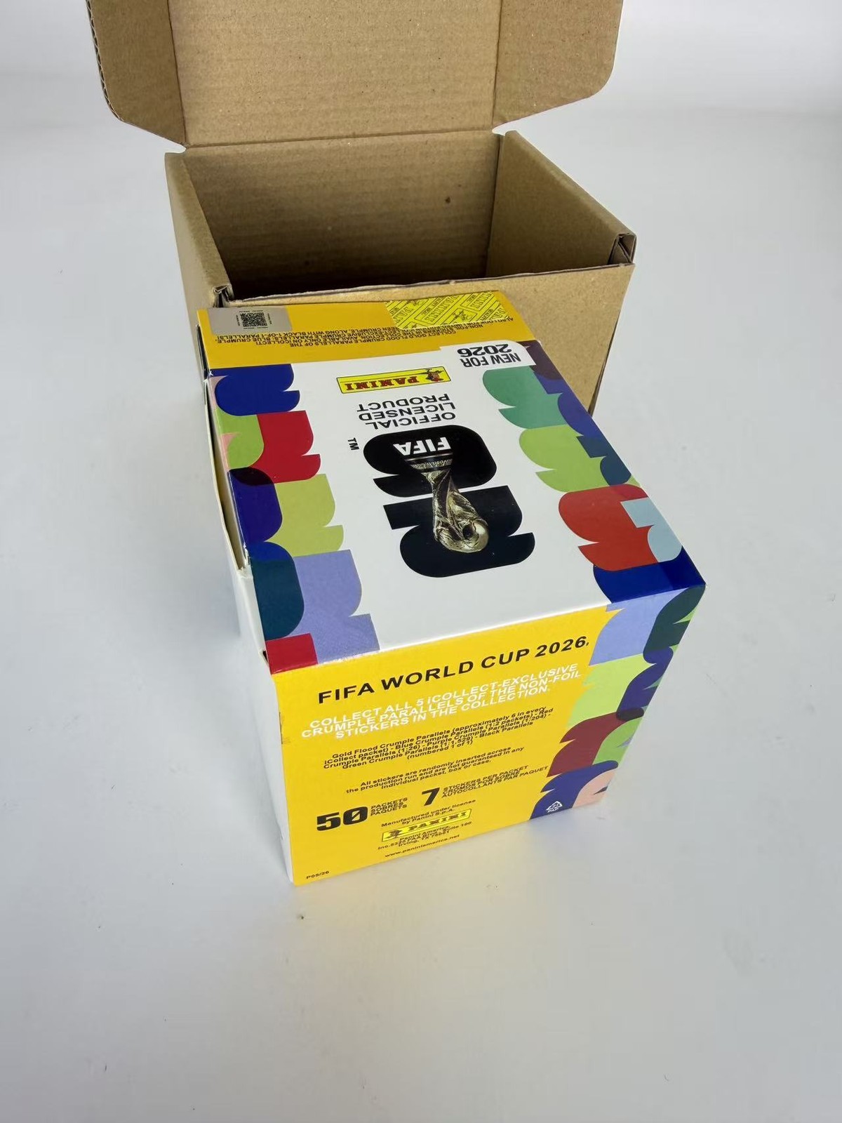 Panini FIFA World Cup 2026 Official Sticker 50-Pack Box Gold Limited -new2026