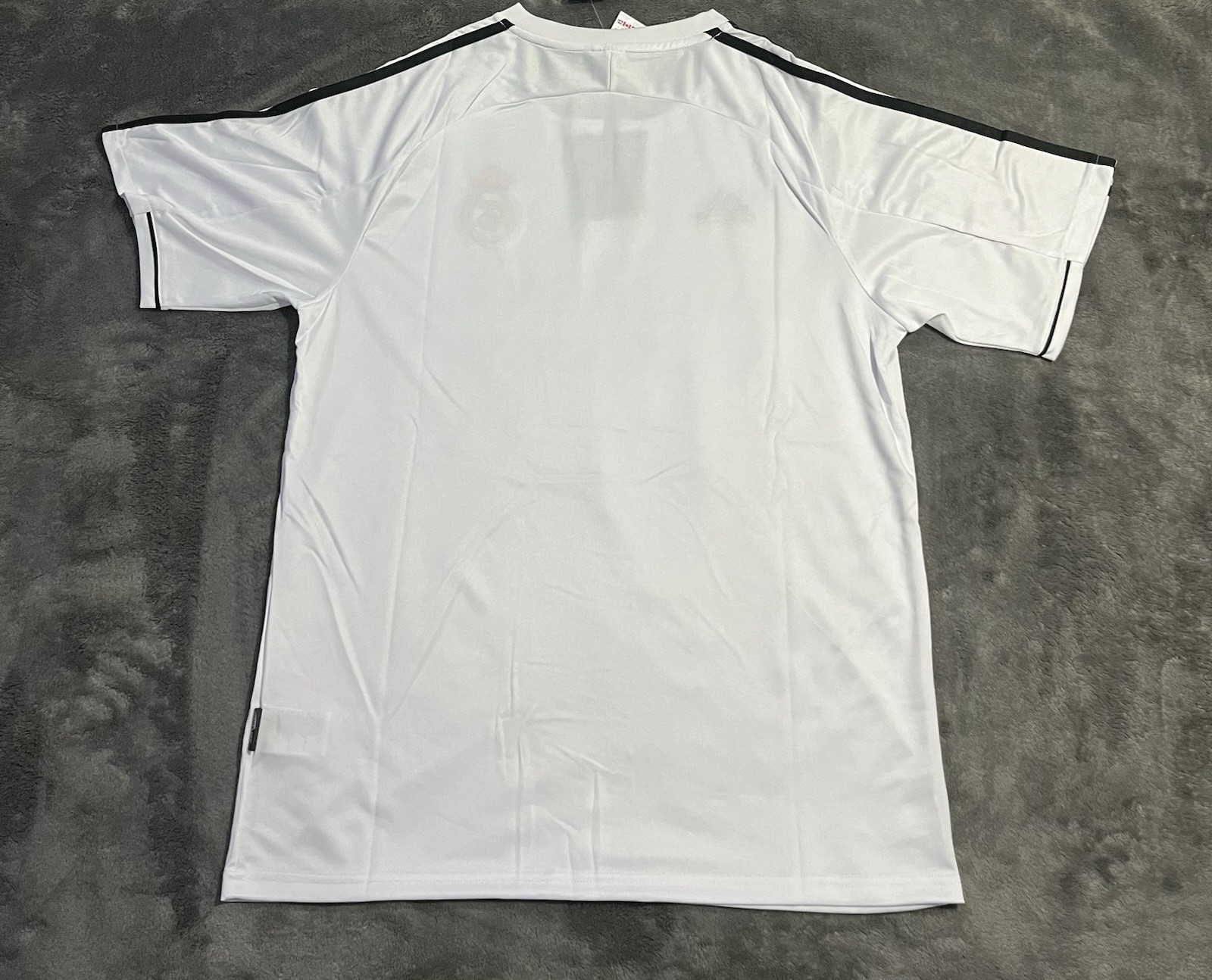 Real Madrid Soccer Jersey Shirt White SIEMENS Mobile size XL