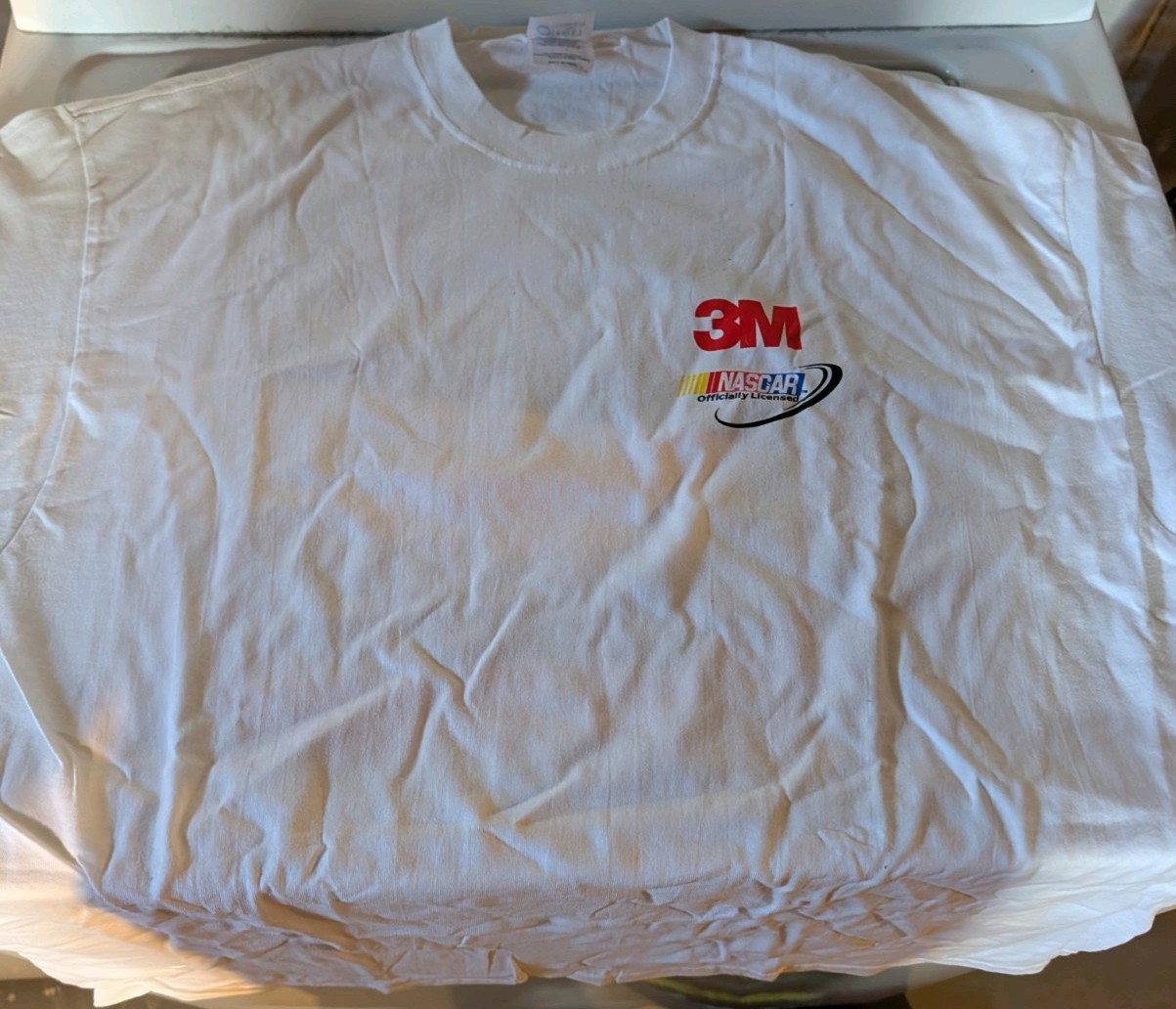 Vintage Port And Company White Thirst For Racing Coca Cola Knit T-Shirt Adult XL