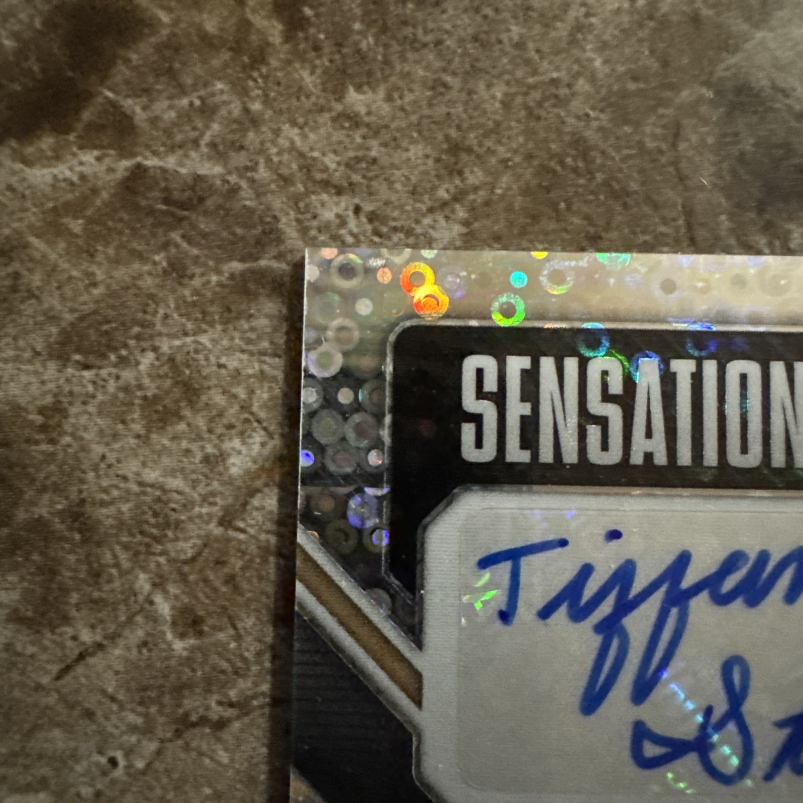 2023 Prizm WWE Tiffany Stratton Undercard Disco Prizm Auto Full Signature RARE🔥