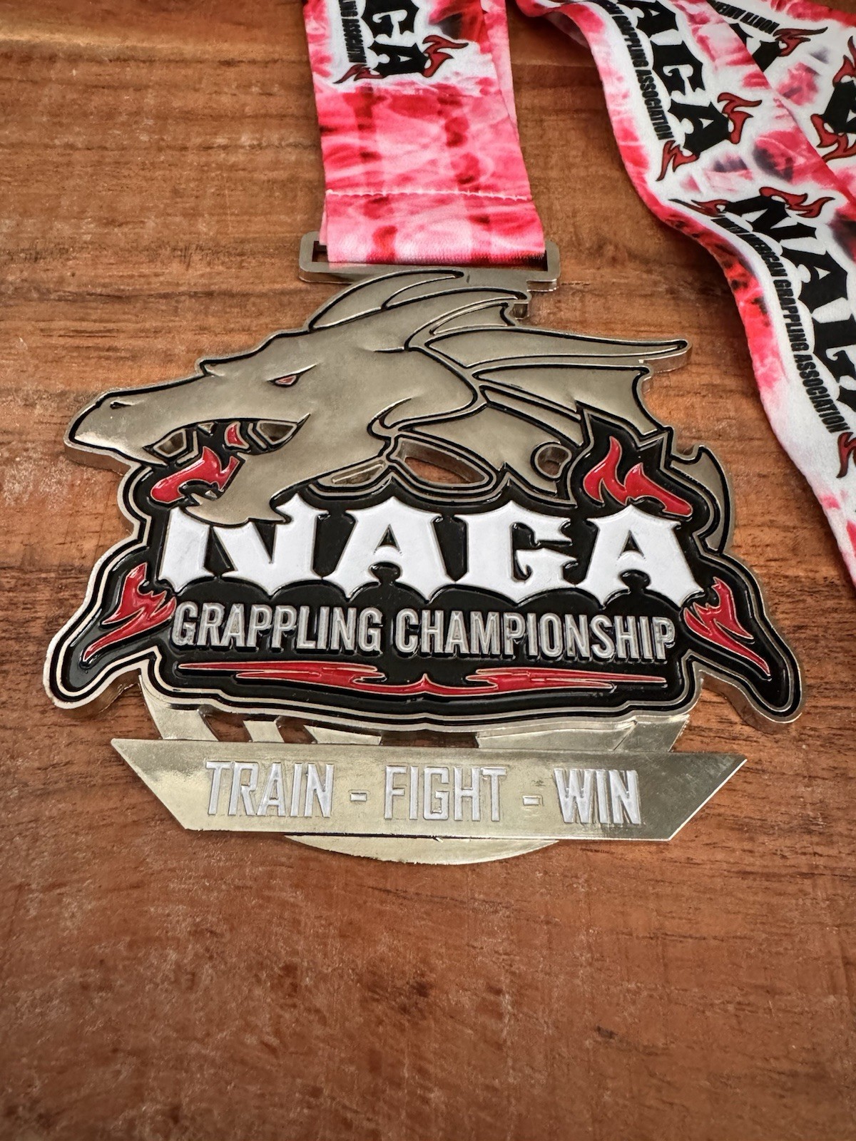 North America Grappling Association NAGA Combat Fighting Championship Medal