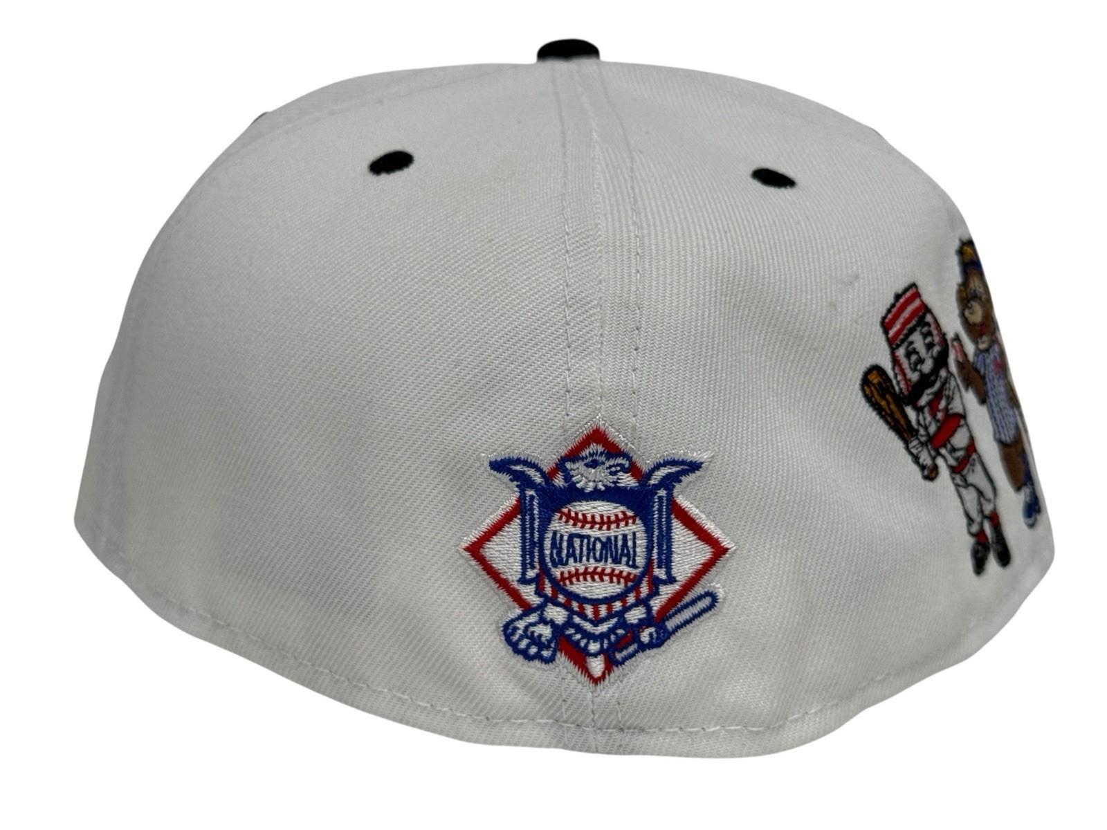 New Era MLB National League White Embroidered Mascots 59FIFTY Fitted Hat 7 3/4