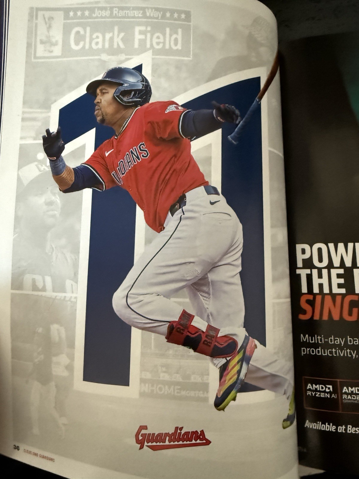 Cleveland Guardians Official Yearbook for 2026 Season MLB Baseball