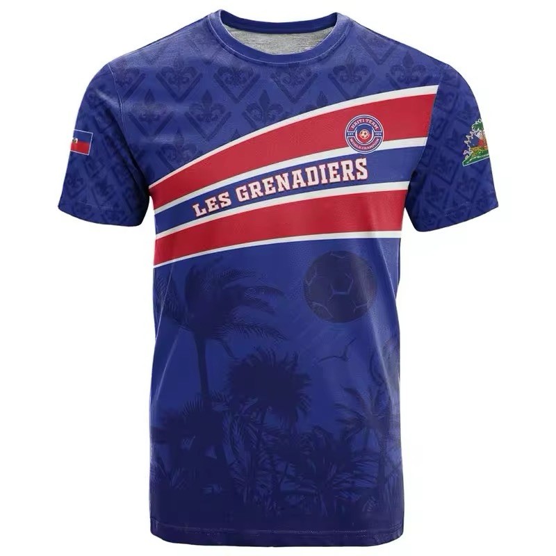 Haiti World Cup Fan Shirt – Haitian Flag Soccer T-shirt – Men Women Unisex