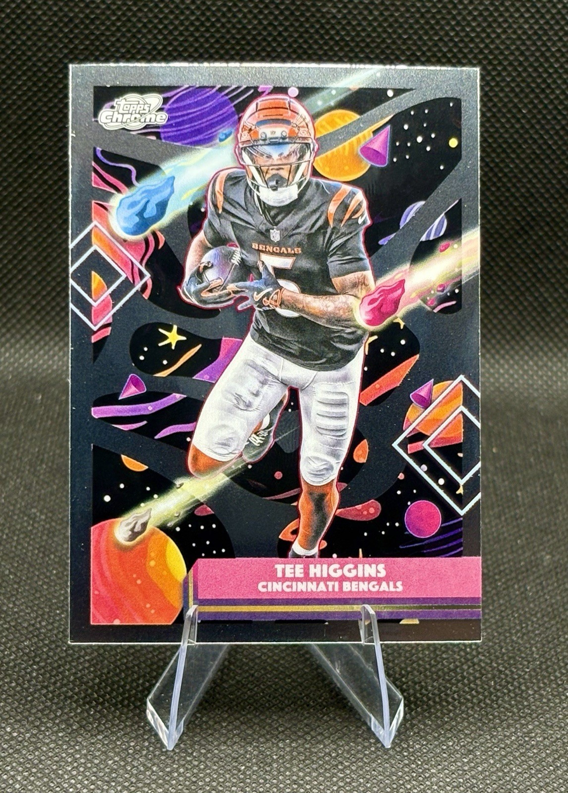 Tee Higgins 2025 Topps Chrome Cosmic #21 Cincinnati Bengals