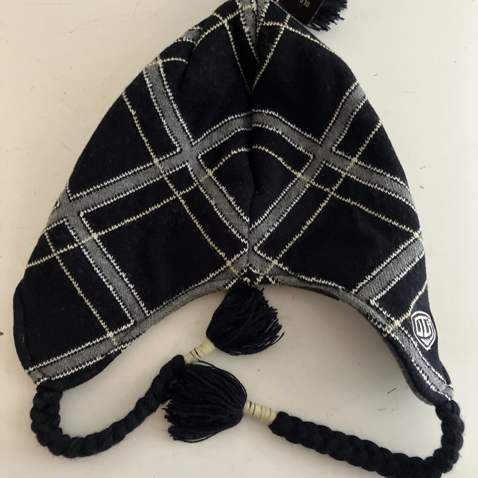 Pittsburgh Penguins Alpine NHL Hockey Knit Tassel Ear Flap Hat Old Time Hockey