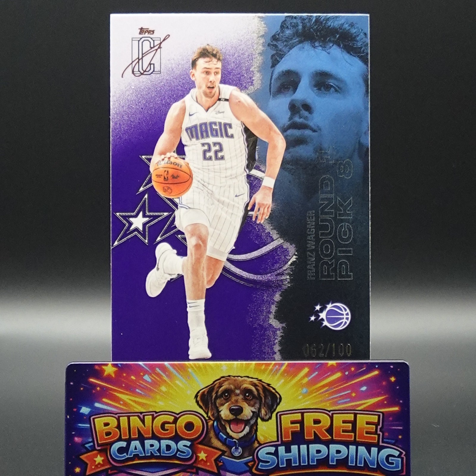 2025 Topps Signature Class – Franz Wagner, #90, Purple, #/100