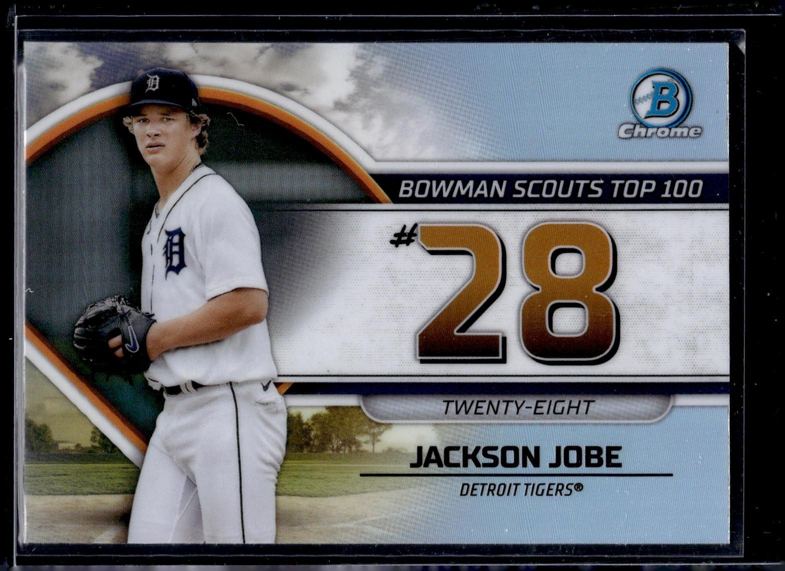 2023 Bowman #BTP-28 Jackson Jobe Bowman Scouts Top 100
