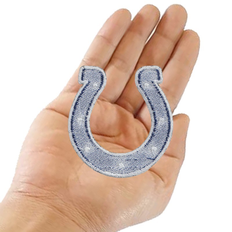 Wholesale Indianapolis Colts Nation Logo Size 2.5 in x 3.0 in Sew Iron on Patch