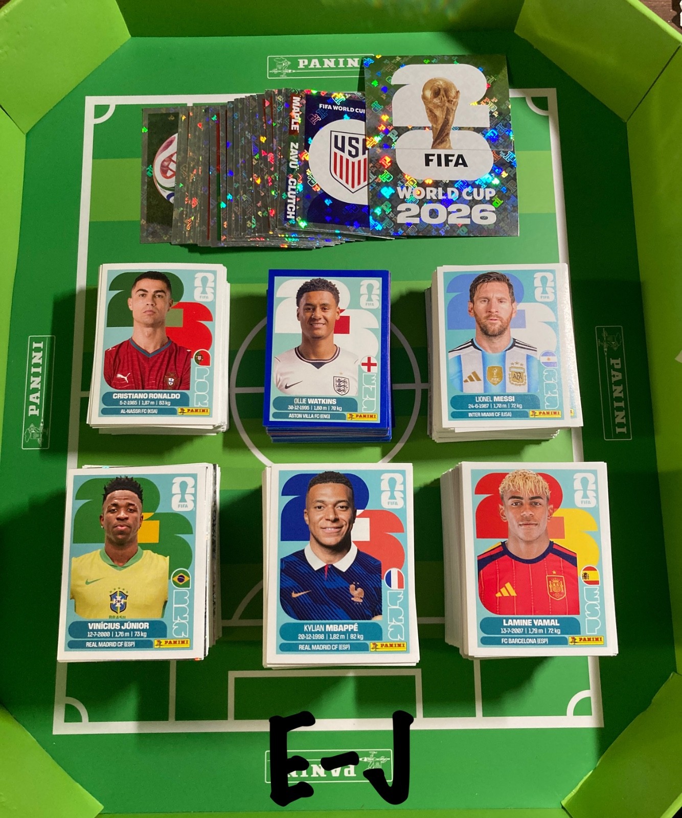 2026 Panini FIFA World Cup Sticker Collection – Choose Sticker – Free Ship (E-J)