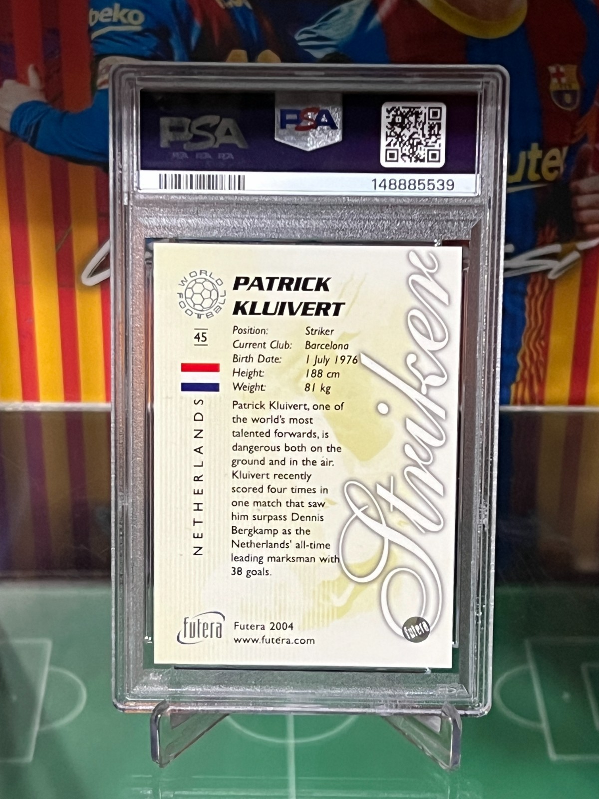 Netherlands Hat-trick PSA Lot Patrick Kluivert + Edgard Davids + Frank Rijkaard