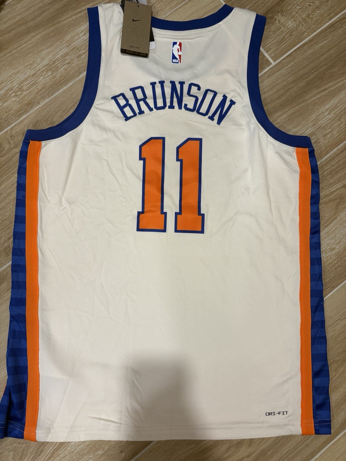 Jalen Brunson NY Knicks 2025-26 City Edition Swingman Jersey – Large