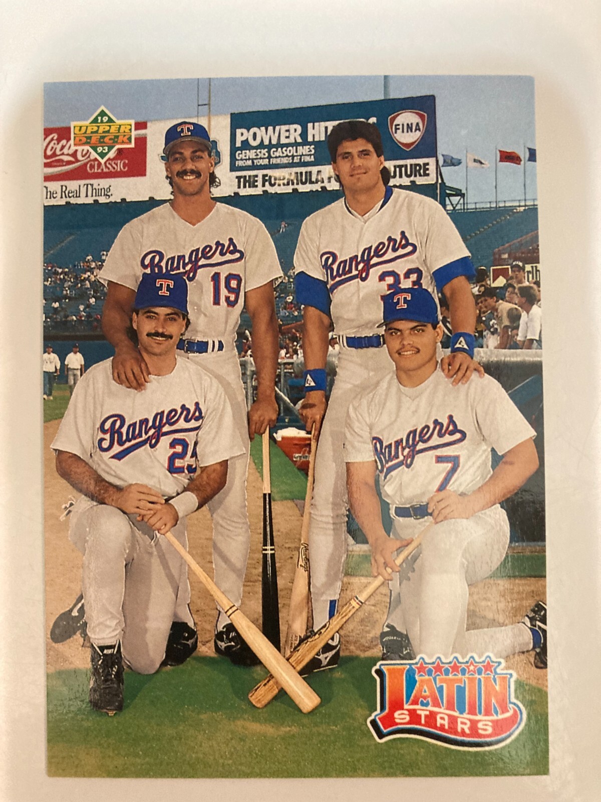 1992-93 Upper Deck Teammates #52 – Texas Rangers – Latin Stars