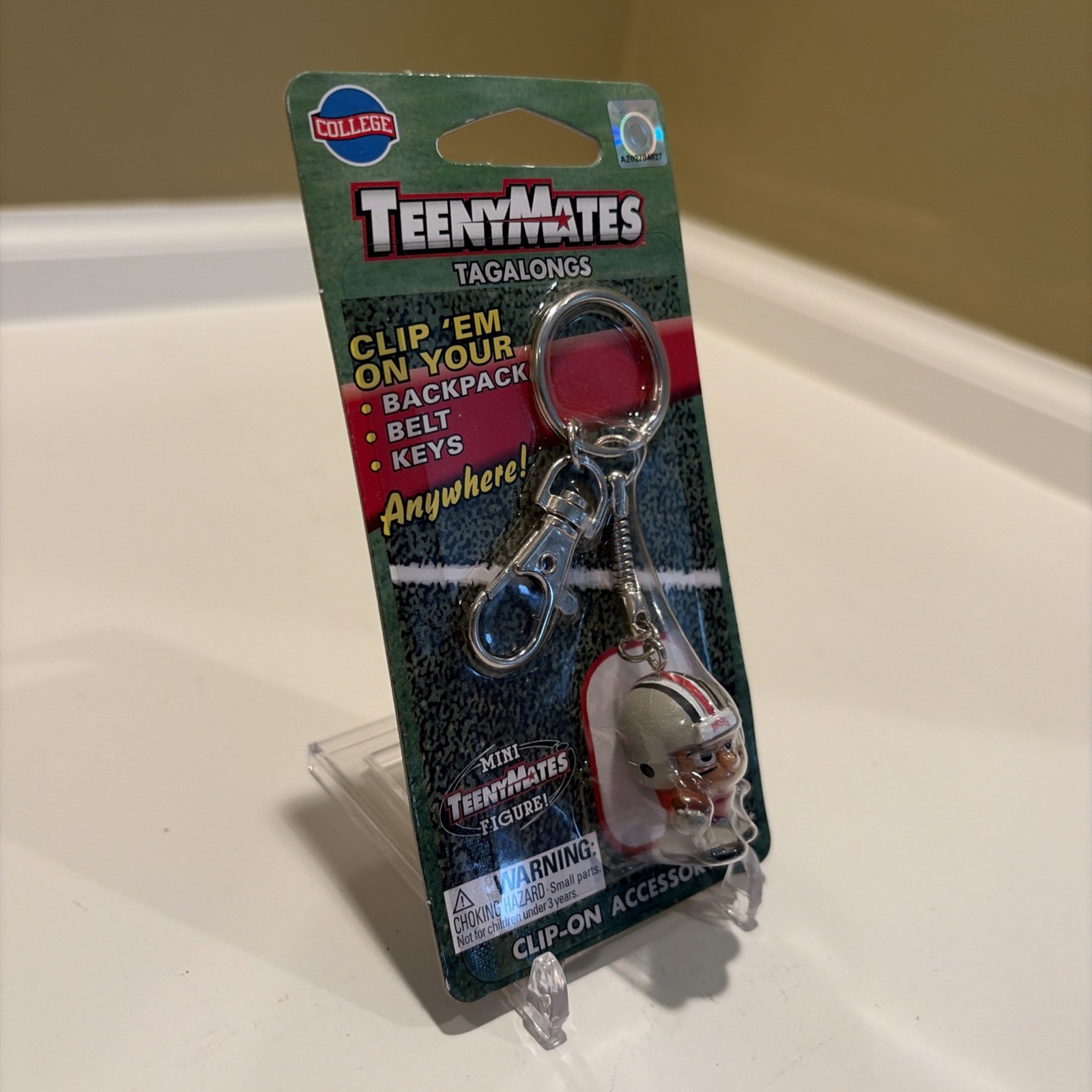Mini TeenyMates Tagalongs The Ohio State Buckeyes Party Animal Clip On
