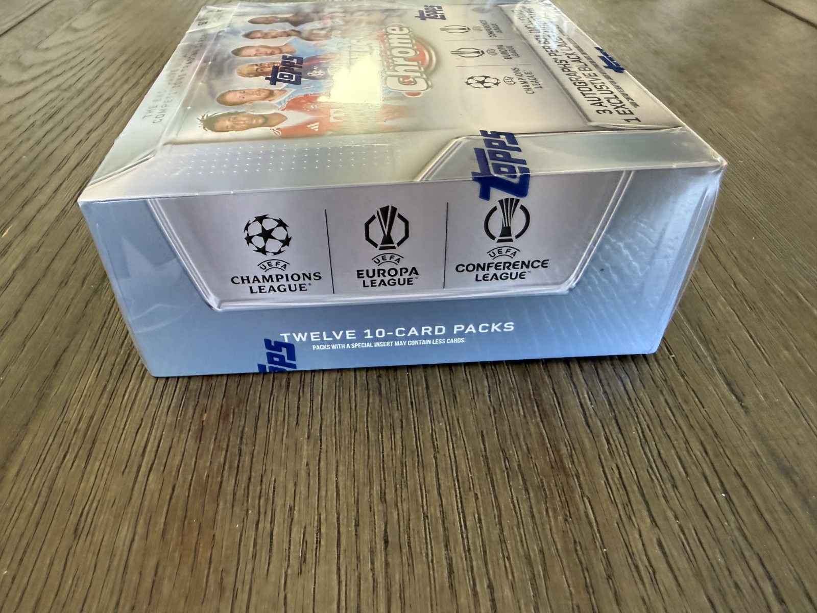 2025-26 Topps Chrome UEFA Club Competitions Sealed Jumbo Box SHIPS NOW