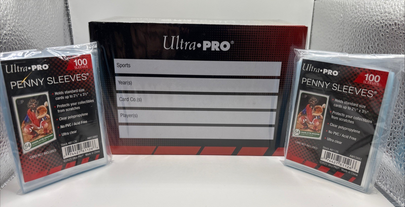 Ultra Pro Standard Card Submission Semi-Rigid Holders BOX of 200 + 200 Sleeve