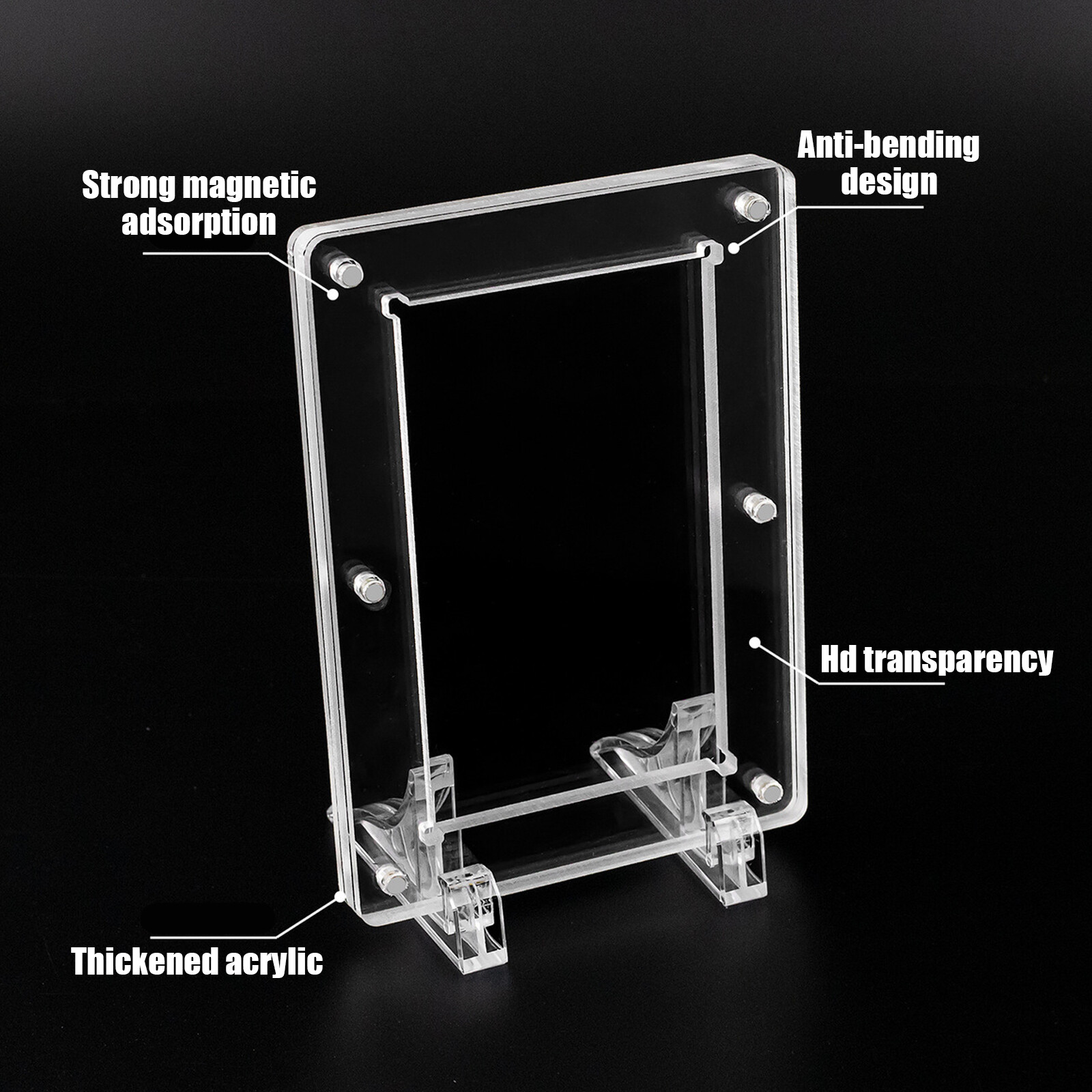 PSA BGS Card Acrylic Stand Clear For Graded Cards Display Slab Holder Case Box