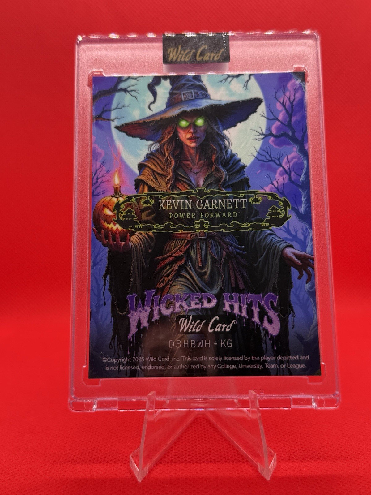 Wild Card 2025 Haunted Hits Wicked Hits Kevin Garnett Power Forward 1/1