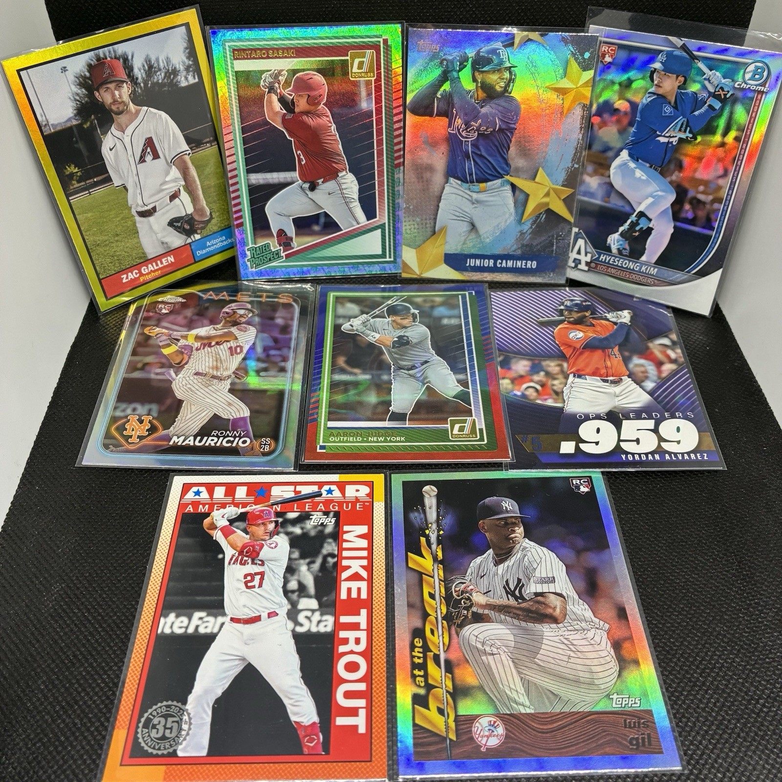MLB Baseball MYSTERY Pack! 12x Cards NO BASE PAPER – 3x+ Auto/Relic/#’d !