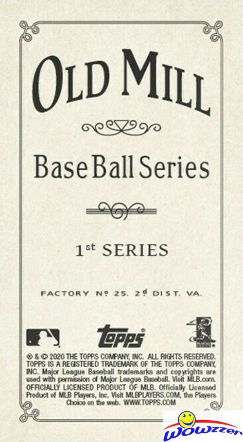 2020 Topps 206 Series 1 Baseball Factory Sealed HOBBY Box- SOLD OUT!