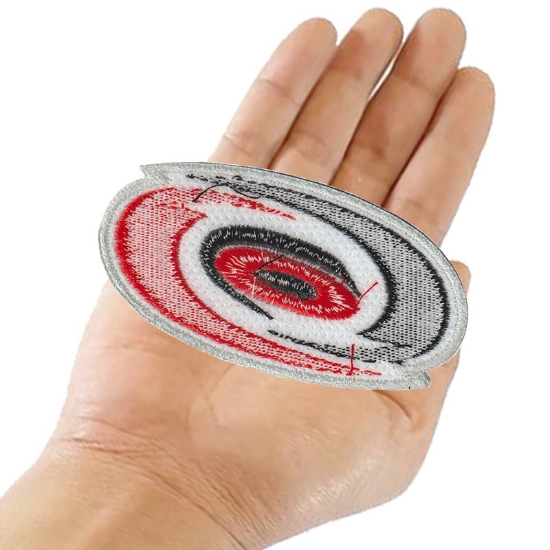 10 pcs Carolina Hurricanes Hockey Logo Size 3.2 in x 2.0 in Sew Iron On Patches