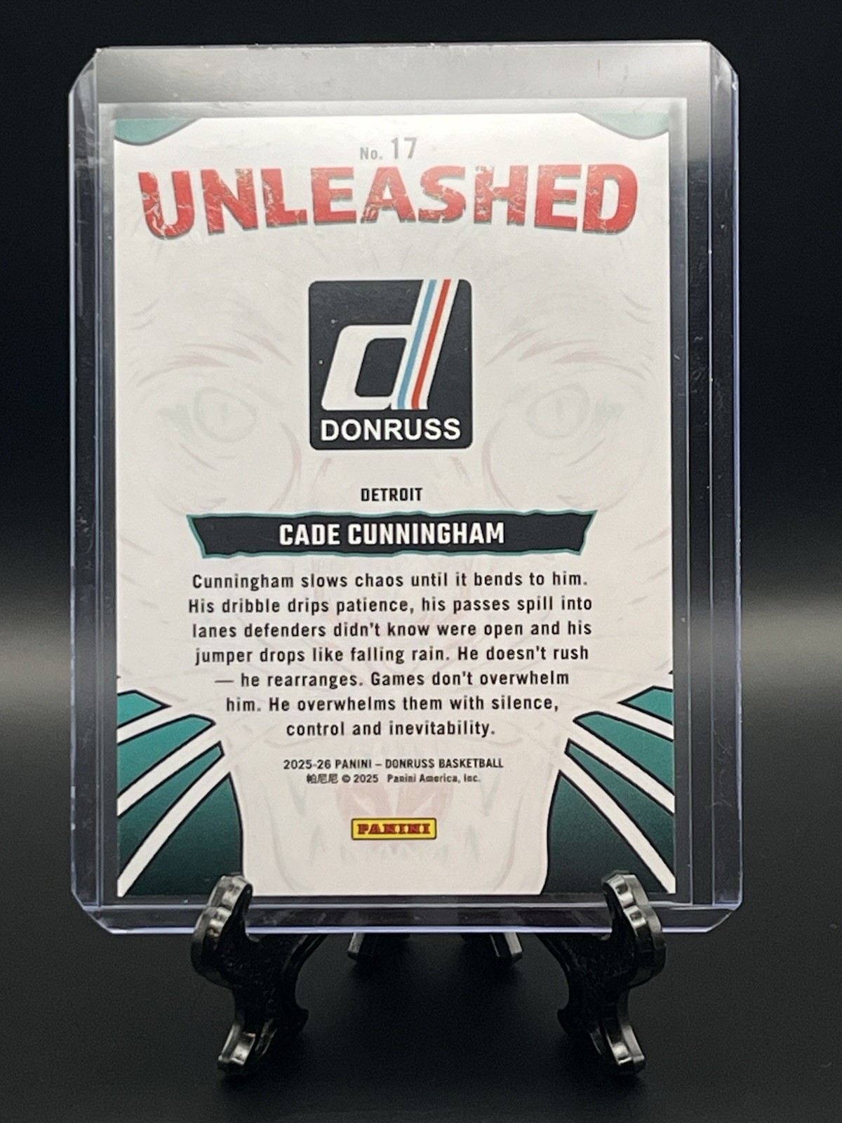 2025-26 Donruss Cade Cunningham Unleshed /125