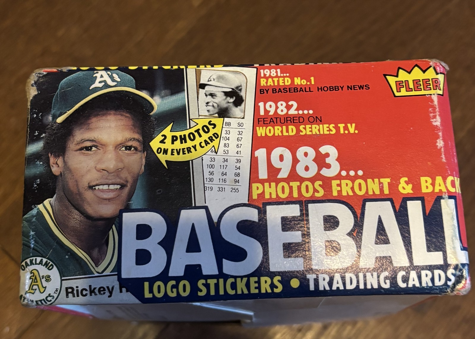 1983 FLEER BASEBALL WAX BOX Mr Retailer Sandberg, Gwynn, Boggs RC’s HOF 38 Packs