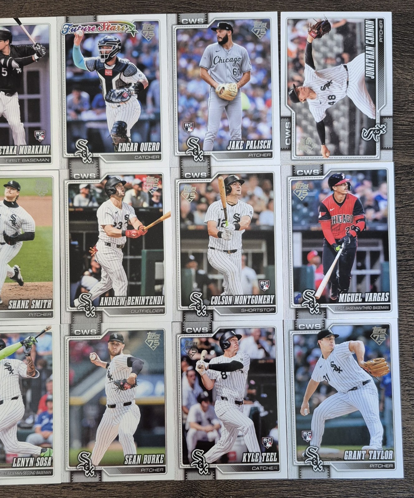 2026 Topps Series 1 & 2 Chicago White Sox Complete Team Set 18 Cards Murakami