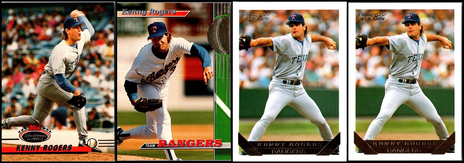 1993 Kenny Rogers (4) Card Lot – DON’T MISS OUT – NEXT TIME IT’S GONE FOR GOOD!
